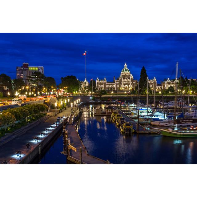 Inner Harbour In Victoria by StephenBridger - Wrapped Canvas Print 17 Stories Size: 81cm H x 122cm W on Productcaster.