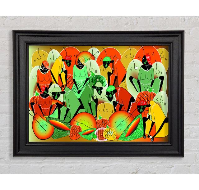 The Vibrant Tribe - Print Latitude Vive Size: 100cm H x 141.4cm W x 8cm D on Productcaster.