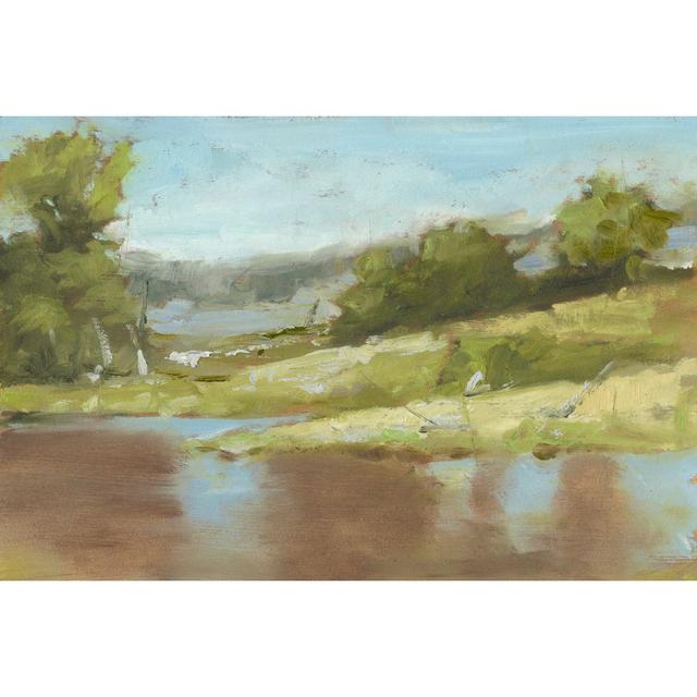 Muddy River I by Ethan Harper - Wrapped Canvas Art Prints Rosalind Wheeler Size: 61cm H x 91cm W on Productcaster.