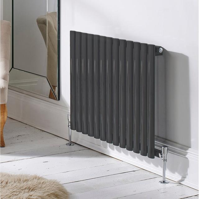 Aspen Horizontal Designer Radiator K-Rad Size: 60cm H x 145cm W x 6.3cm D on Productcaster.