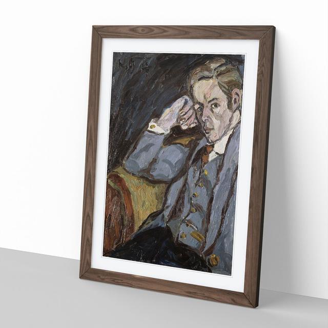 Portrait of a Man Vol.1 by Walter Gramatte - Picture Frame Painting East Urban Home Frame Option: Walnut Framed, Size: 48cm H x 36cm W x 2cm D on Productcaster.