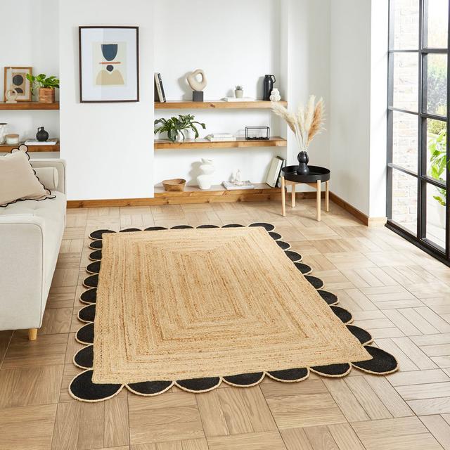 Savannah Jute area rug Hand Made Brown Beachcrest Home Rug Size: Runner 120cm x 170cm on Productcaster.