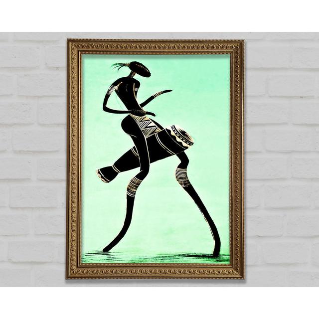 African Tribal Dancer - Print Rosalind Wheeler Size: 29.7cm H x 21cm W x 3cm D on Productcaster.