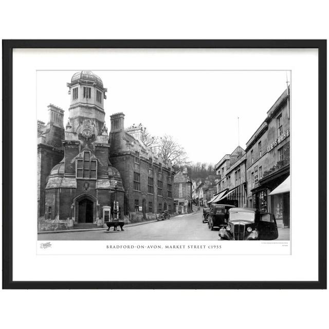 Bradford On Avon, Market Street C1955 - Single Picture Frame Print The Francis Frith Collection Size: 40cm H x 50cm W x 2.3cm D on Productcaster.