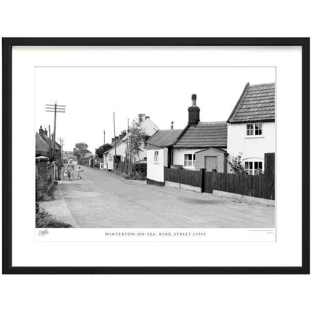 'Winterton-on-Sea, King Street C1955' by Francis Frith - Picture Frame Photograph Print on Paper The Francis Frith Collection Size: 40cm H x 50cm W x on Productcaster.