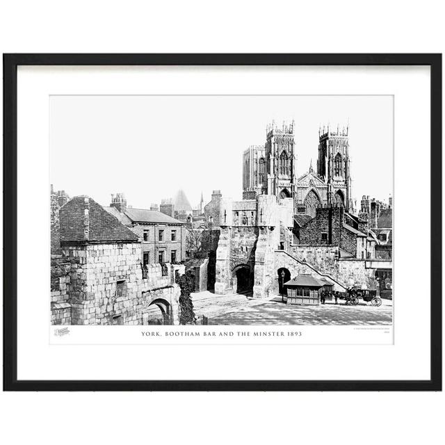 York, Bootham Bar And The Minster 1893 by Francis Frith - Single Picture Frame Print The Francis Frith Collection Size: 45cm H x 60cm W x 2.3cm D on Productcaster.