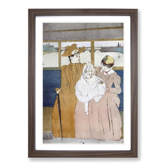 On the River by Mary Cassatt - Picture Frame Painting East Urban Home Size: 65cm H x 48cm W x 2cm D, Frame Option: Walnut Framed on Productcaster.