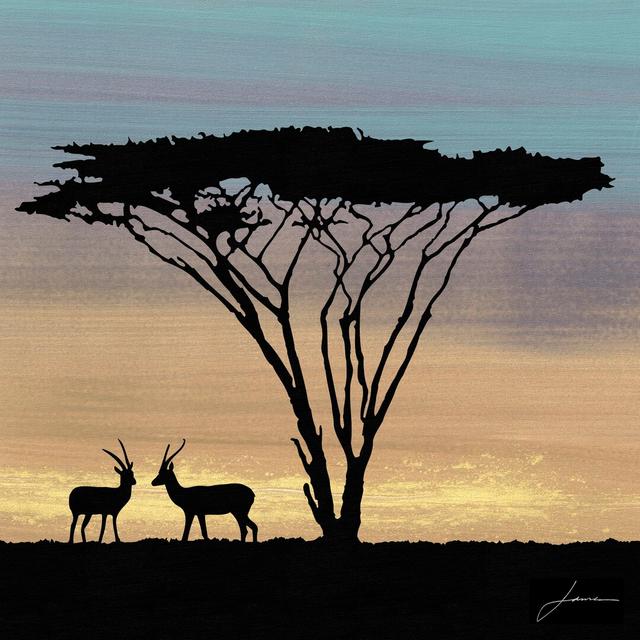 Savanna III by James Burghardt - Wrapped Canvas Painting Alpen Home Size: 30cm H x 30cm W on Productcaster.