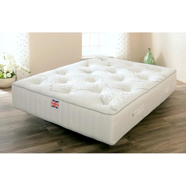 Ekram White Noise Open Coil Mattress White Noise Size: Kingsize (5') on Productcaster.