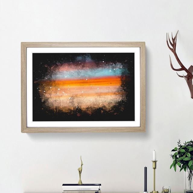 High in the Sky - Picture Frame Graphic Art Print East Urban Home Frame Option: Oak Framed, Size: 62cm H x 87cm W x 2cm D on Productcaster.