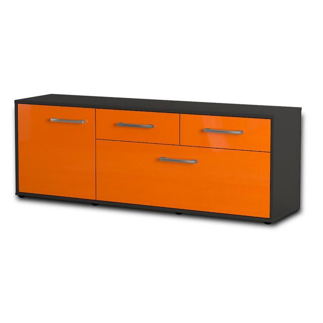 TV-Ständer Amariae ModernMoments Farbe (Korpus/Front): Orange/Anthrazit on Productcaster.