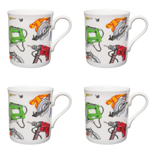 Halswell Bone China Mug (Set of 4) Ebern Designs on Productcaster.