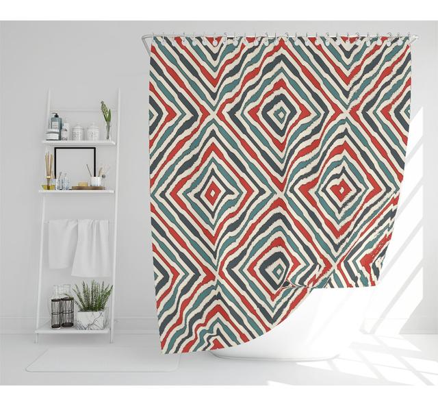 Tiffin Polyester Shower Curtain Set Corrigan Studio on Productcaster.