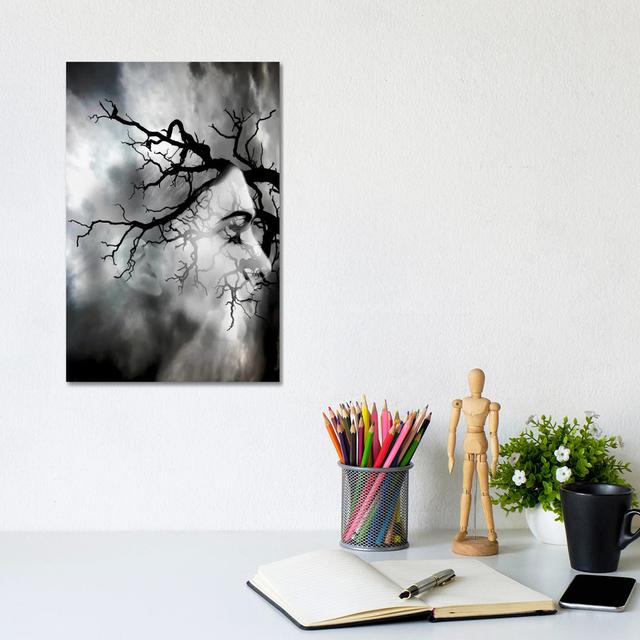 Bad Weather - Wrapped Canvas Graphic Art Ebern Designs Size: 66.04cm H x 45.72cm W x 1.91cm D on Productcaster.