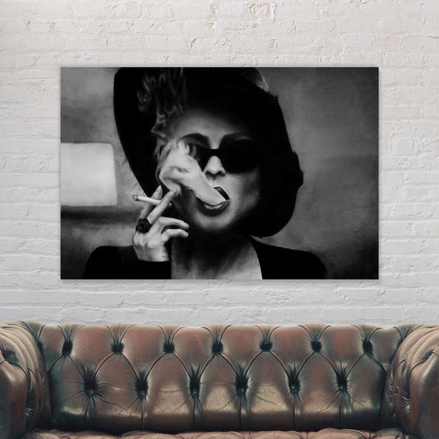 Marla Singer Fight Club Film - Wrapped Canvas Photograph Latitude Run Size: 31cm H x 41cm W x 4cm D on Productcaster.