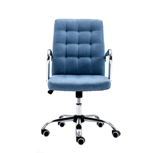 Peckham Desk Chair Blue Elephant Upholstery Colour: Blue on Productcaster.