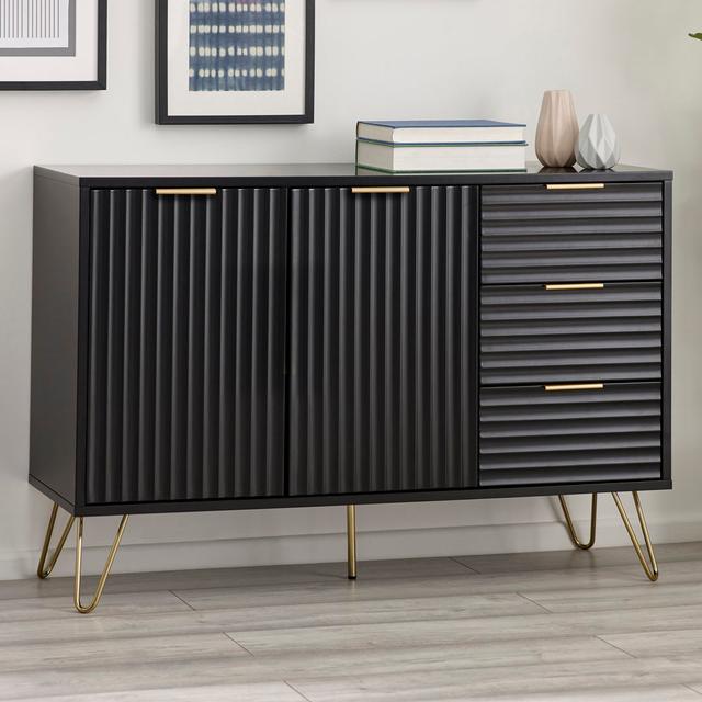 Brantice 118" Wide 3 Drawer Sideboard Fairmont Park on Productcaster.