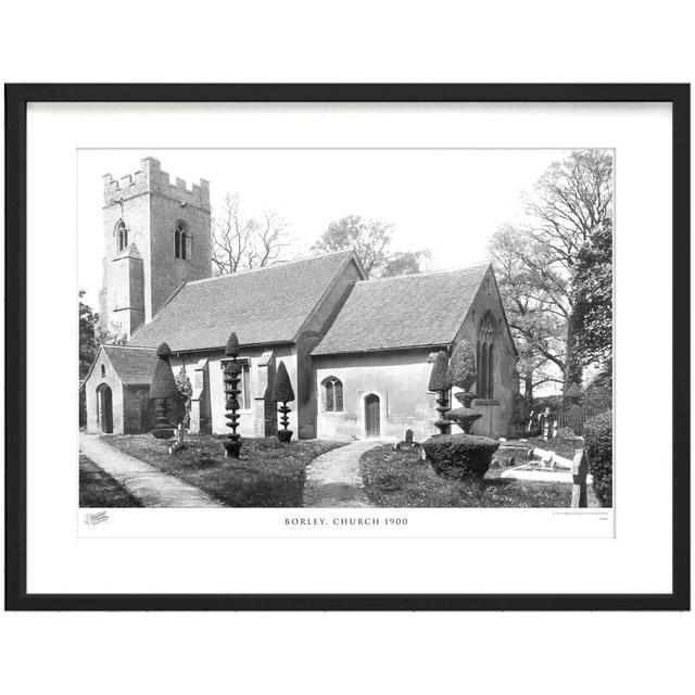 Borley, Church 1900 by Francis Frith - Single Picture Frame Print The Francis Frith Collection Size: 40cm H x 50cm W x 2.3cm D on Productcaster.