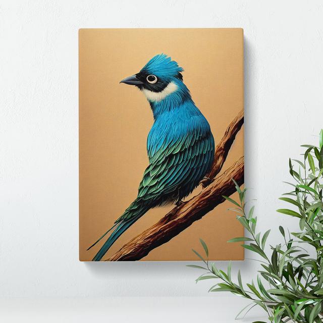 Alert Bird - Wrapped Canvas Graphic Art ClassicLiving Size: 60cm H x 40cm W x 3cm D on Productcaster.