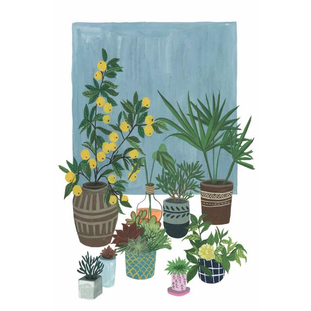 A Portrait of Plants II by Melissa Wang - Wrapped Canvas Graphic Art Bay Isle Home Size: 91cm H x 61cm W x 3.8cm D on Productcaster.