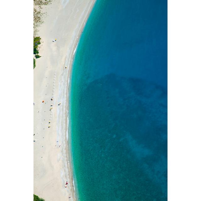 Beach From High Above by Jpgfactory - No Frame Print on Canvas Beachcrest Home Size: 60cm H x 40cm W on Productcaster.