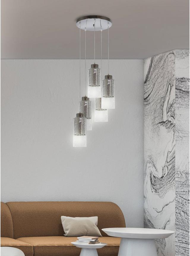 Feinberg 5-Light Cluster Cylinder Pendant Corrigan Studio on Productcaster.