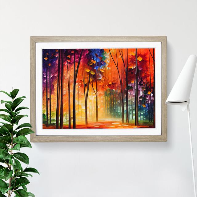 Forest Colours Vol.1 - Picture Frame Painting Alpen Home Frame Colour: Oak, Size: 25cm H x 34cm W x 2cm D on Productcaster.