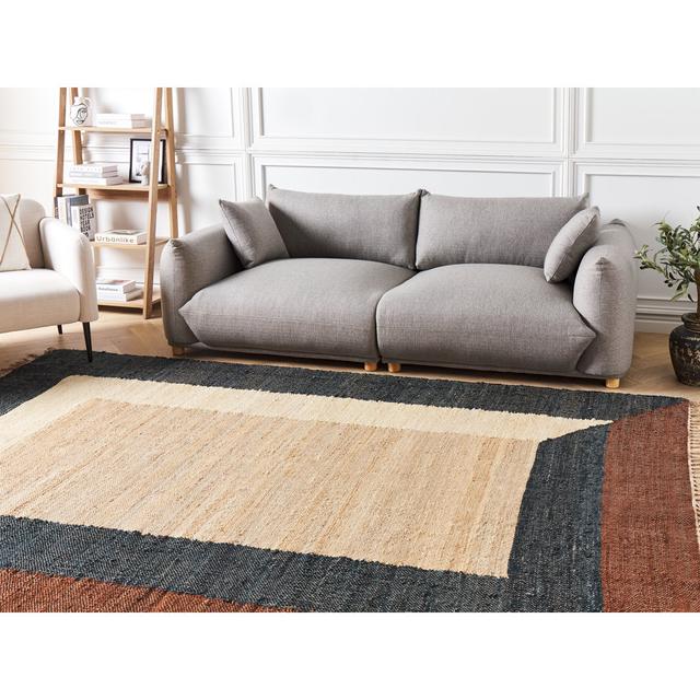 Mirelys Geometric Hand Woven Flatweave Area Rug Ebern Designs Rug Size: Rectangle 200 x 300cm on Productcaster.