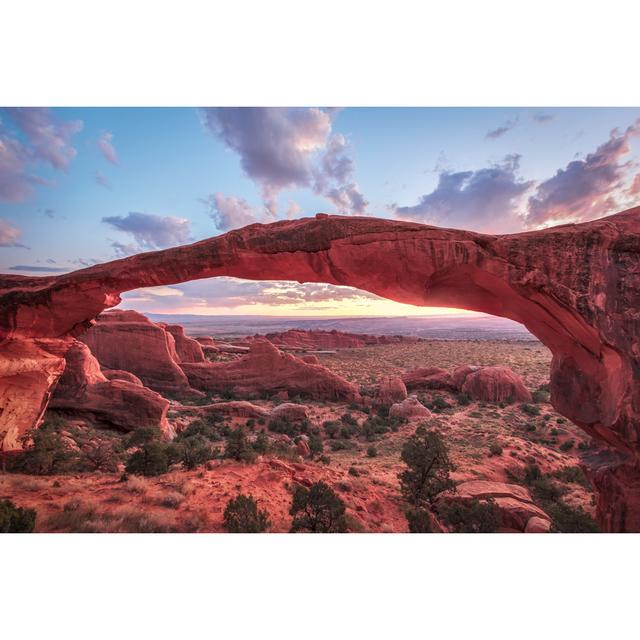 Clyman Clyman Arches National Park - Wrapped Canvas Photograph Natur Pur Size: 20cm H x 30cm W x 3.8cm D on Productcaster.