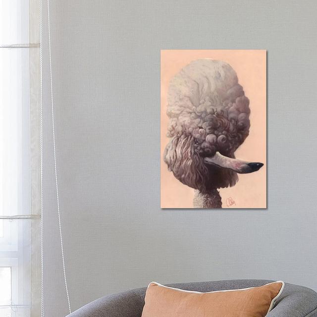 Poodle by Thomas Fluharty - Wrapped Canvas Gallery-Wrapped Canvas Giclée ClassicLiving Size: 66.04cm H x 45.72cm W x 3.81cm D on Productcaster.