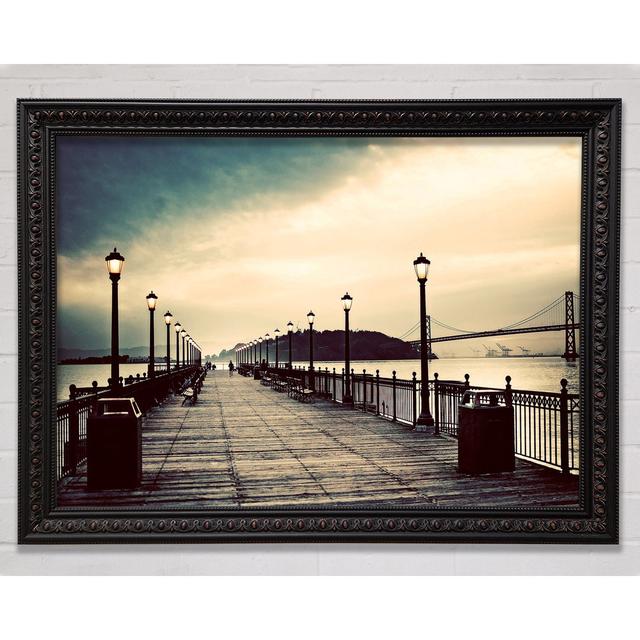 Promenade Storms - Single Picture Frame Art Prints Ebern Designs Size: 100cm H x 141.4cm W on Productcaster.