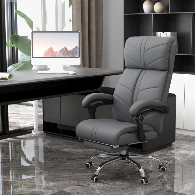 Aakas Faux Leather Massage Desk Chair Latitude Run on Productcaster.