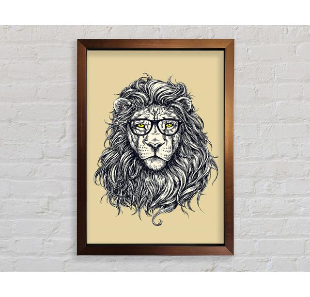 Smart Lion - Single Picture Frame Art Prints Bright Star Size: 59.7cm H x 42cm W x 3.4 cm D on Productcaster.