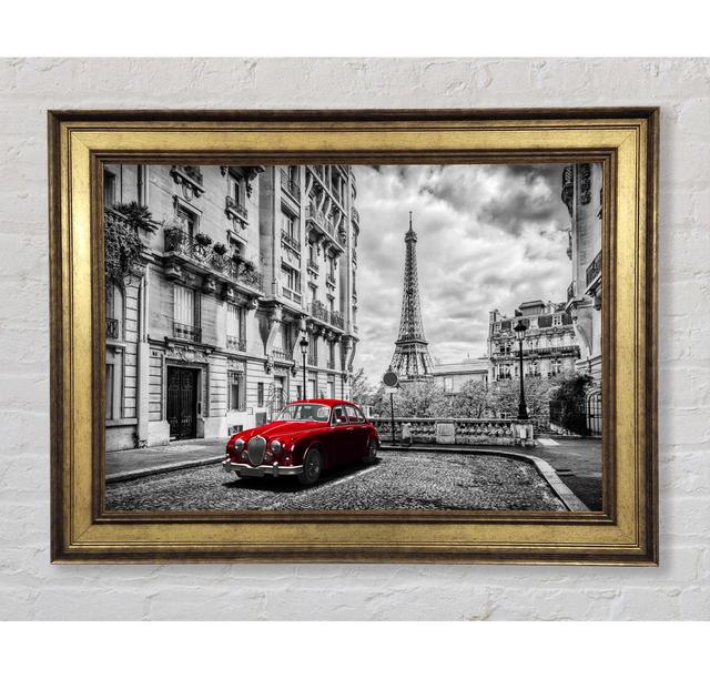 Eiffel Tower Streets 7 - Single Picture Frame Art Prints Bright Star Size: 42cm H x 59.7cm W x 8cm D on Productcaster.