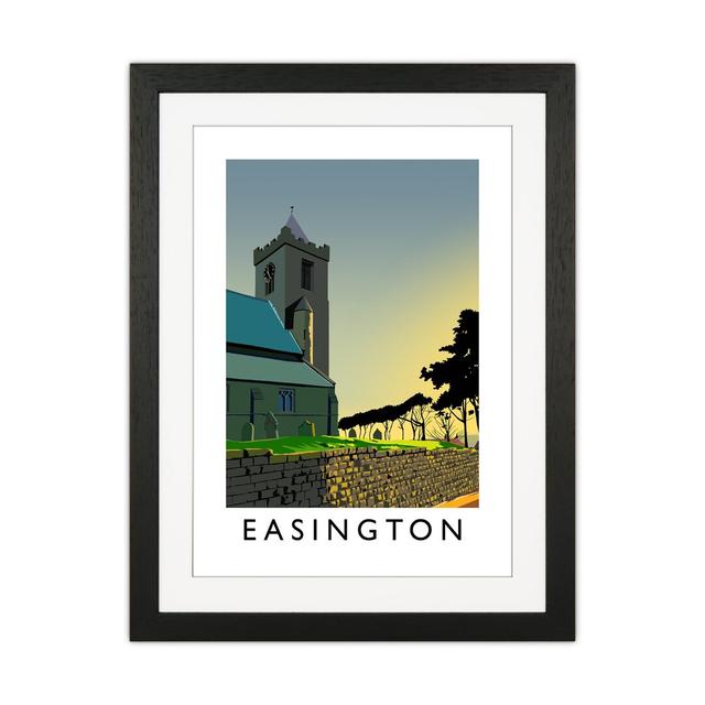 Easington Portrait by Richard O'Neill - Graphic Art Corrigan Studio Format: Black Framed, Size: 43.5cm H x 33.5cm W x 3cm D on Productcaster.