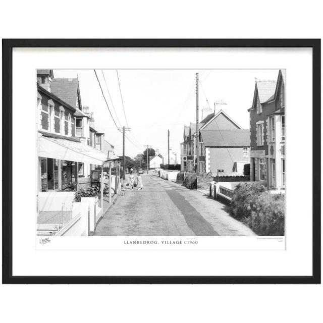 'Llanbedrog, Village C1960' - Picture Frame Photograph Print on Paper The Francis Frith Collection Size: 40cm H x 50cm W x 2.3cm D on Productcaster.