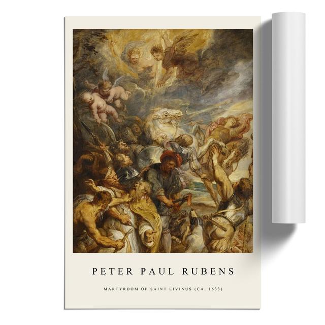 Martyrdom Of Saint Livinus by Peter Paul Rubens - No Frame Print East Urban Home Size: 42cm H x 30cm W x 0.1cm D on Productcaster.