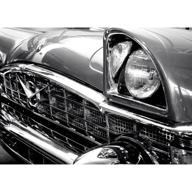 Chrome Front Grill - Wrapped Canvas Print Williston Forge Size: 61cm H x 91cm W x 3.8cm D on Productcaster.