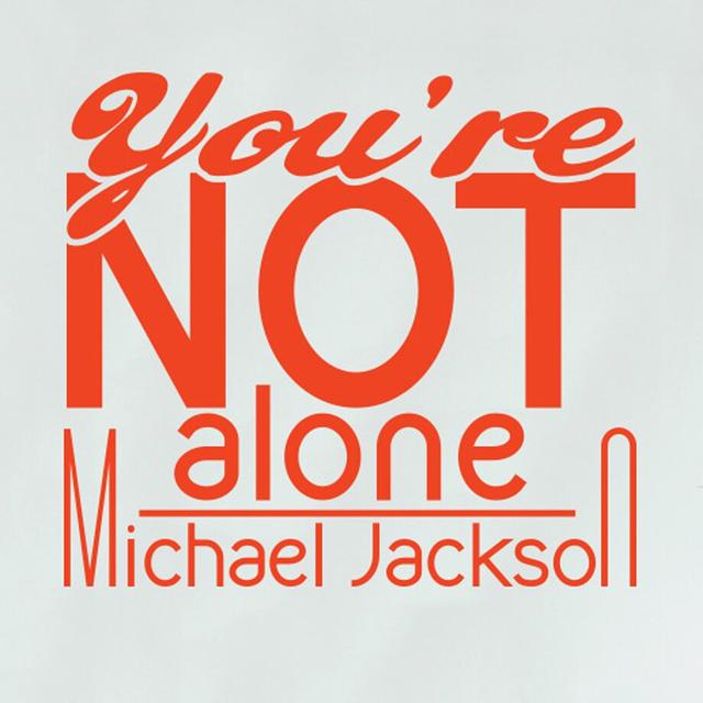 Michael Jackson You're Not Alone Wall Sticker Maturi Colour: Orange on Productcaster.