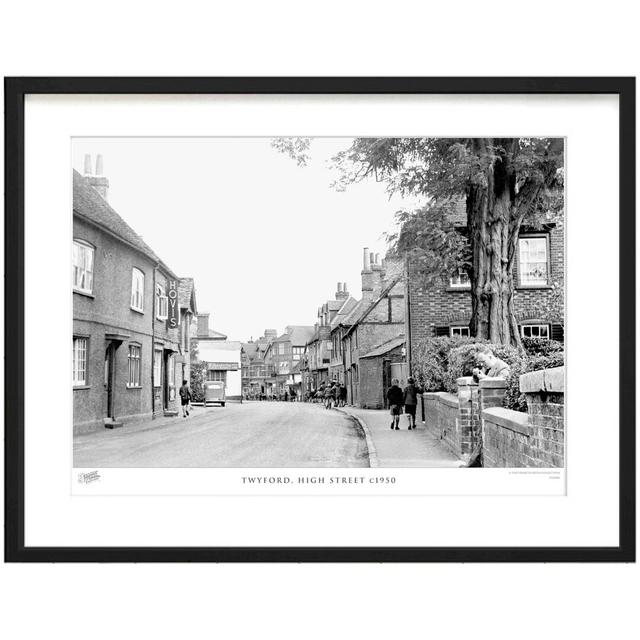 'Twyford, High Street C1950' by Francis Frith - Picture Frame Photograph Print on Paper The Francis Frith Collection Size: 40cm H x 50cm W x 2.3cm D on Productcaster.