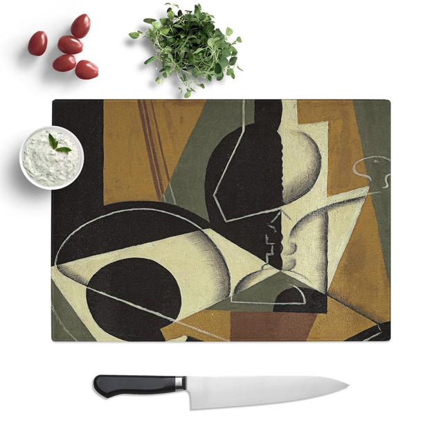 Cafe Moulin by Juan Gris Chopping Board East Urban Home Size: 0.4cm H x 20cm W x 28.5cm L on Productcaster.