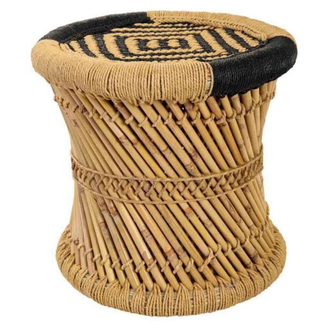 Bamboo Accent Stool (Set of 2) Creaciones Meg on Productcaster.