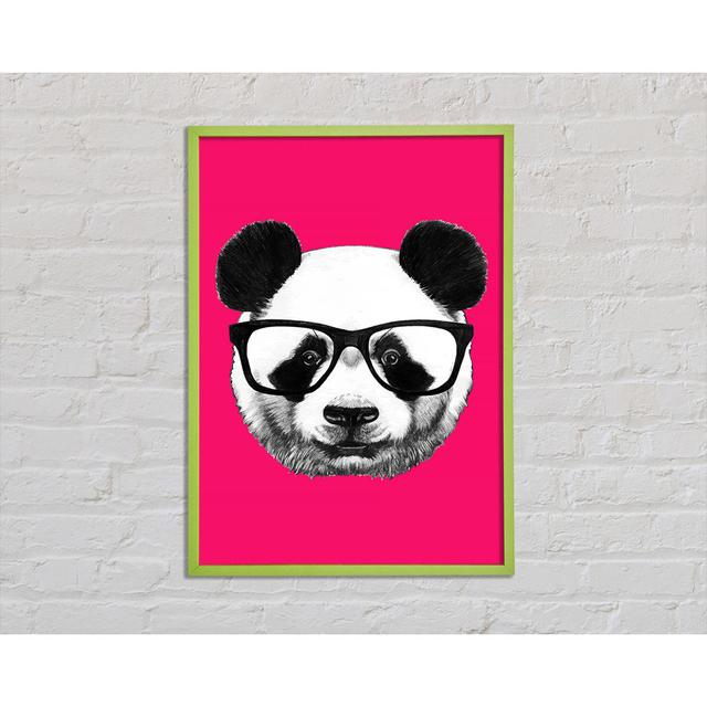 Algarve Funky Panda - Single Picture Frame Art Prints Happy Larry Size: 59.7cm H x 84.1cm W x 2cm D on Productcaster.