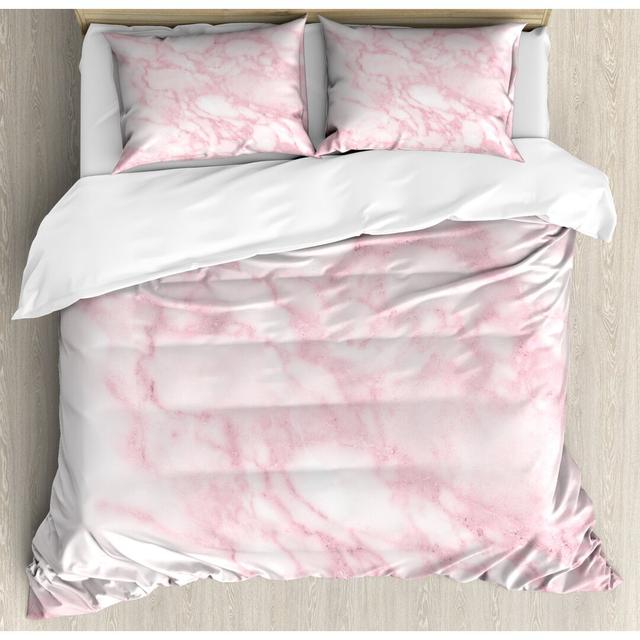 Brazley Abstract [EU ONLY] Duvet Cover Set with Pillowcases 17 Stories Size: Double - 2 Standard Pillowcases on Productcaster.