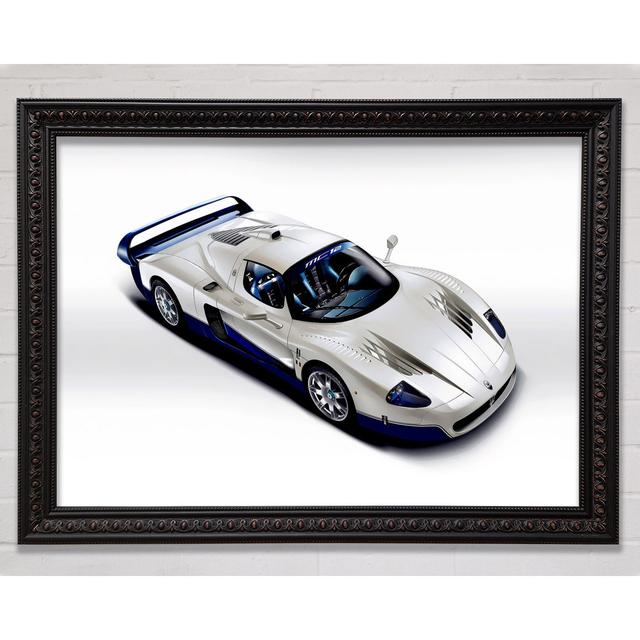 Maserati Racing Machine - Print Bright Star Size: 29.7cm H x 42cm W x 3cm D on Productcaster.