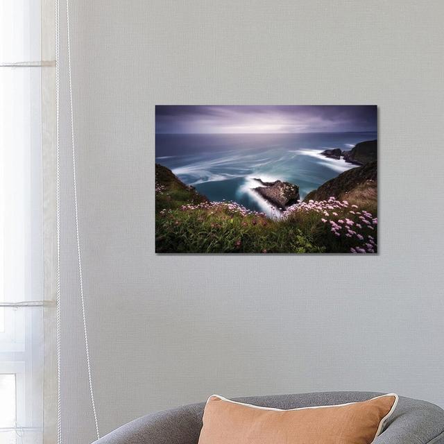 On The Edge Of The Cliff by Jorge Ruiz Dueso - Wrapped Canvas Print Alpen Home Size: 45.72cm H x 66.04cm W x 1.91cm D on Productcaster.