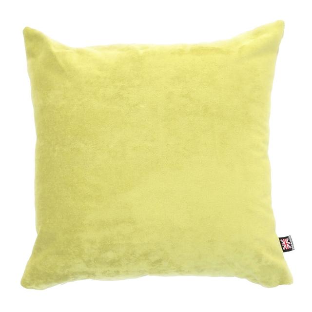 Minerville Square Throw Cushion Ebern Designs Colour: Lime, Size: Large on Productcaster.