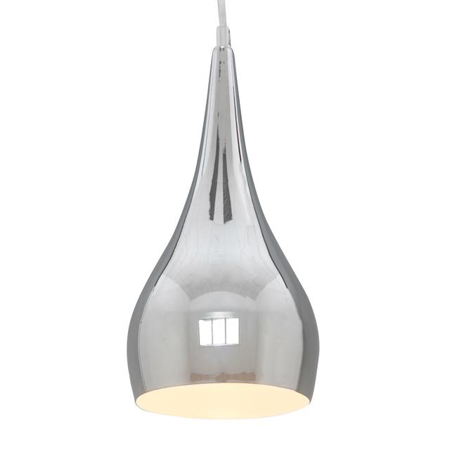 Driggers 1-Light Silver Chrome Teardrop Kitchen Pendant Metro Lane on Productcaster.