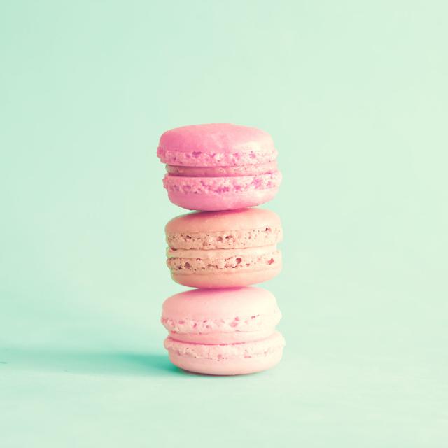 Tower of Macaroons by Andreka - Wrapped Canvas Photograph 17 Stories Size: 76cm H x 76cm W on Productcaster.