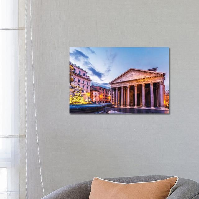 Rome by Nejdet Duzen - Wrapped Canvas Photograph Latitude Run Size: 45.72cm H x 66.04cm W x 1.91cm D on Productcaster.